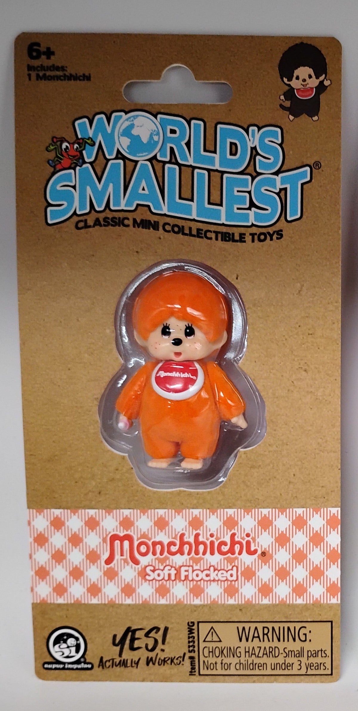 World's Smallest - Monchhichi - Orange