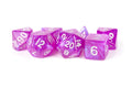 Stardust Purple 16mm Acrylic Polyhedral Set