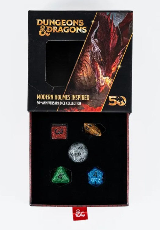 D&D 50th Anniversary Modern Holmes Inspired Dice Set
