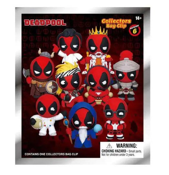 Deadpool Figural Bag Clip - Series 6 Blind Bag