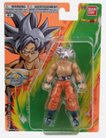 BANDAI Dragon Ball Z Super Saiyan Gohan action figure in its original blister card packaging, featuring Goku's design with orange pants and blue boots.