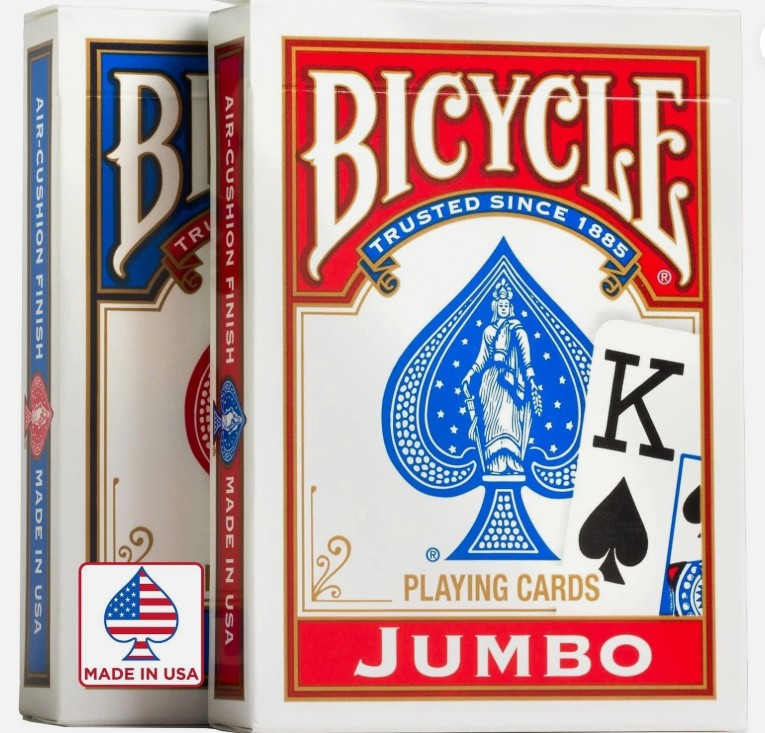 Durable Jumbo Playing Cards - 2 Pack