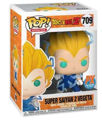 Funko - Dragon Ball Z - Super Saiyan 2 Vegeta #709 ( PX Preview Exclusive)