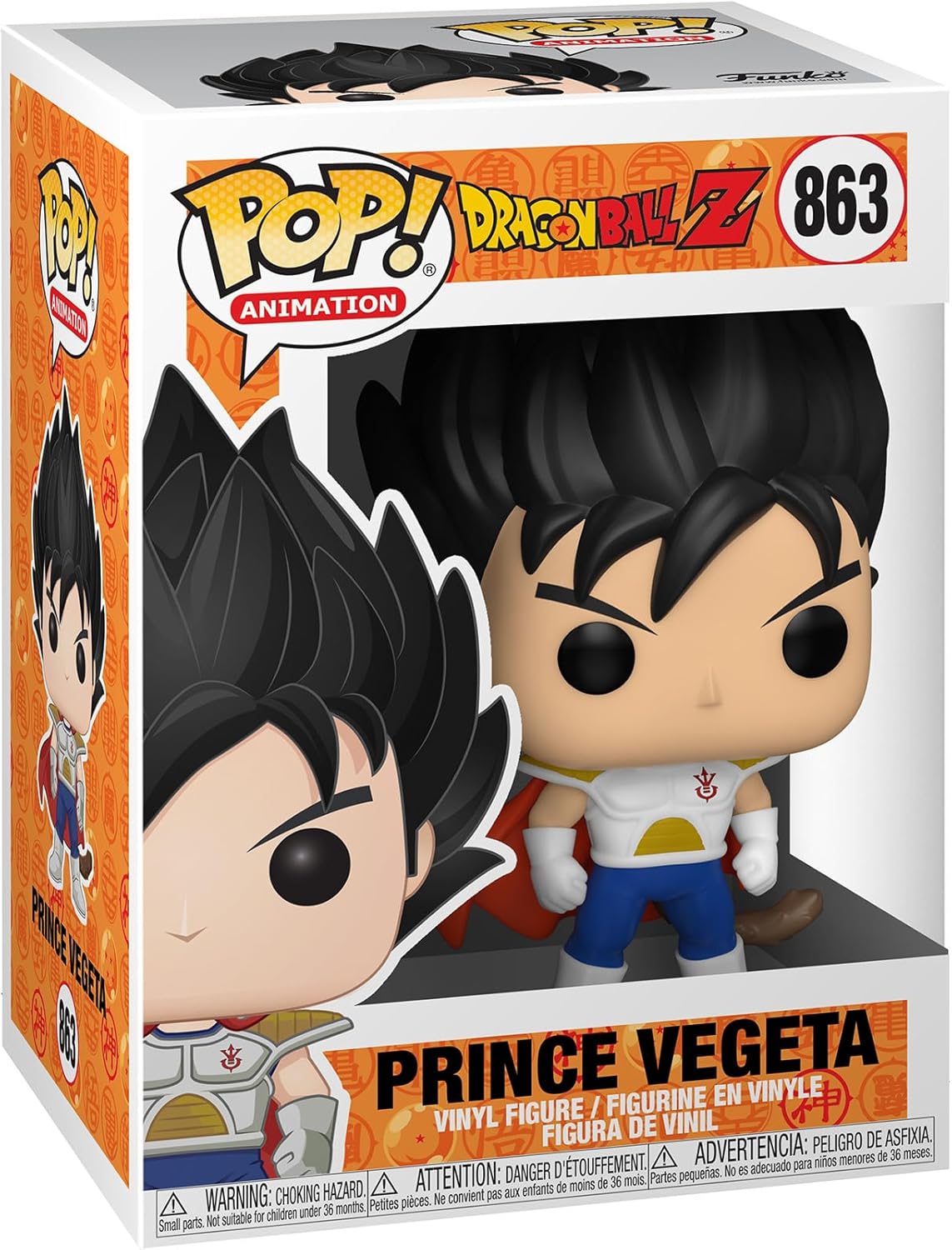 Funko - Dragon Ball Z - Prince Vegeta #863