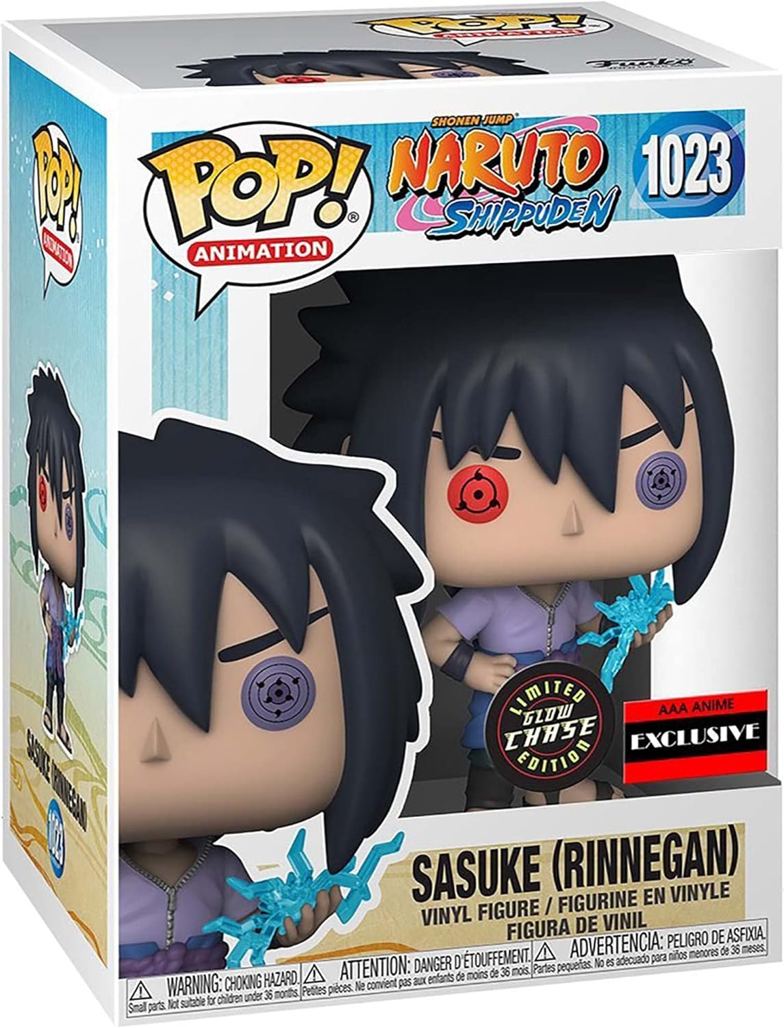 Funko - Naruto Shippuden - Sasuke (Rinnegan) #1023 (AAA Glow Exclusive)
