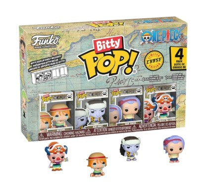 Funko - Bitty POP! One Piece - Anime Random 4 Characters - Chase Edition