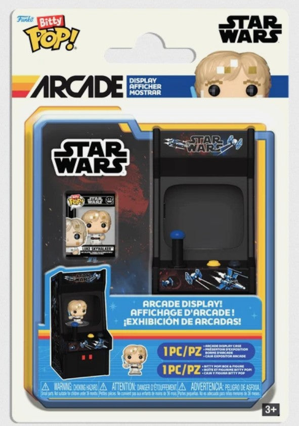 Funko Bitty Pop - Star Wars - Luke Skywalker W/ Arcade Display