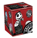 A red mystery box featuring Nightmare Before Christmas character Jack Skellington and the Mystery Minis logo, shown on a plain white background.