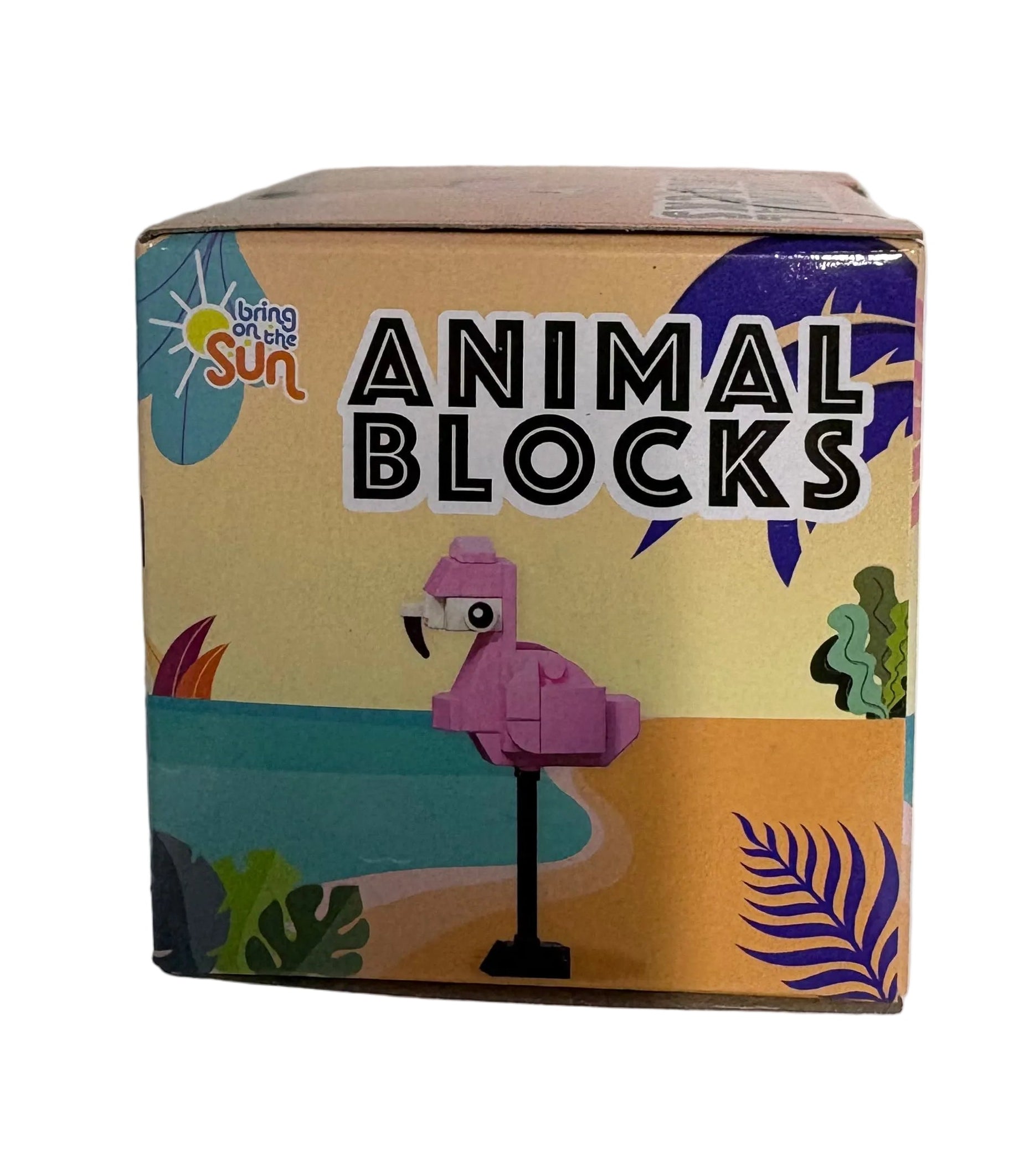 Bring On The Sun - Animal Blocks - Flamingo