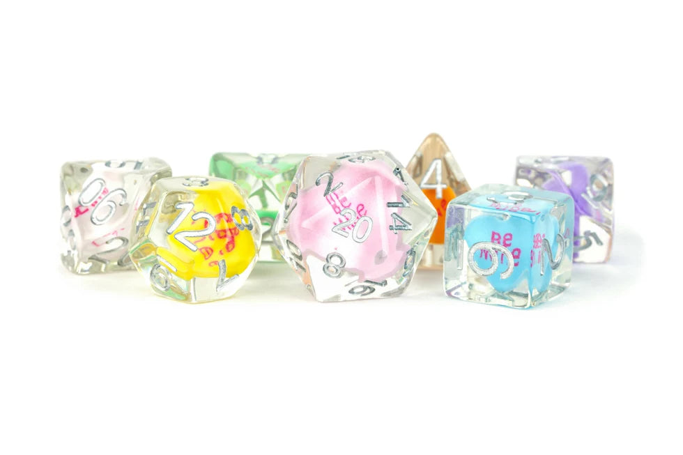Love Dice 16mm Resin Poly Dice Set