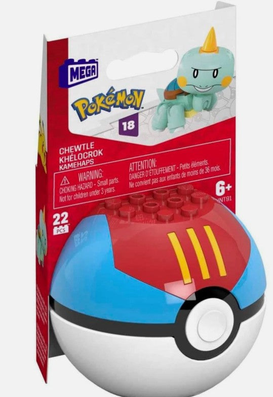 MEGA Pokémon Construction - Chewtle