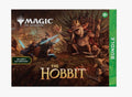 Magic: The Gathering The Hobbit Bundle card box cover, featuring artwork of a battle scene with a large creature and green side panel labeled BUNDLE.