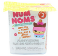 Num Noms Series 2 lip gloss or stamp toy packaging in a clear plastic tub with a white label, featuring a cartoon character and colorful text on a white background.