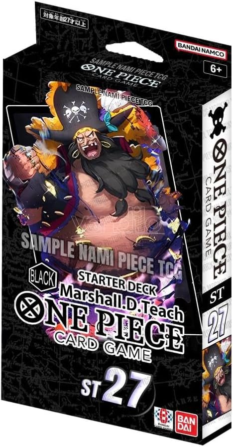 One Piece Card Game - Starter Deck - ST-27 Black Marshall.D.Teach