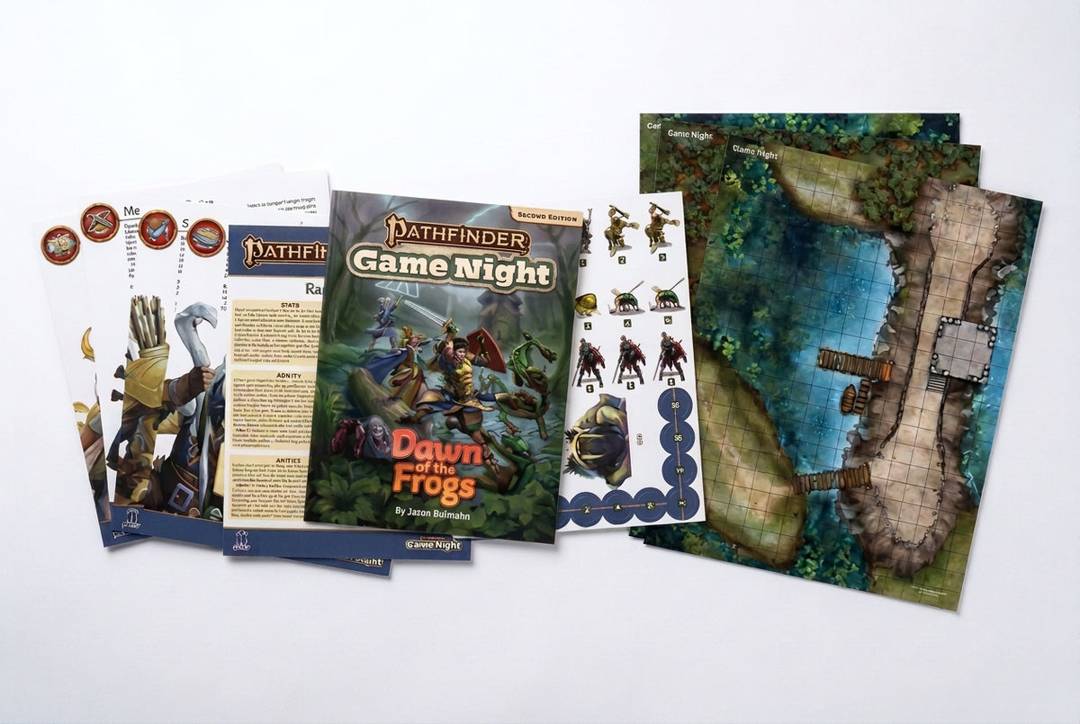 Pathfinder Game Night: Dawn of the Frogs Deluxe Adventure