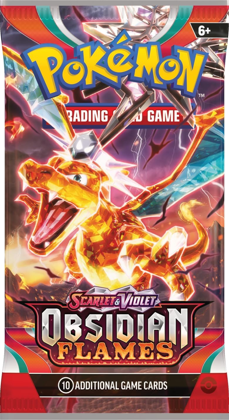 Pokémon - Trading Card Game - Scarlet & Violet - Obsidian Flames - 10 cards