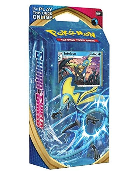 Pokémon Trading Card Game Snorlax Booster Box, featuring artwork of Snorlax with blue energy effects and a visible Intelton card on the front.