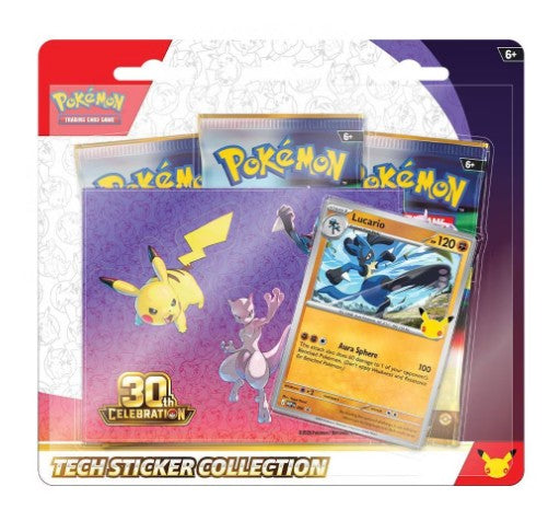 Pokémon TCG - 30th Celebration Tech Sticker Collection - Lucario