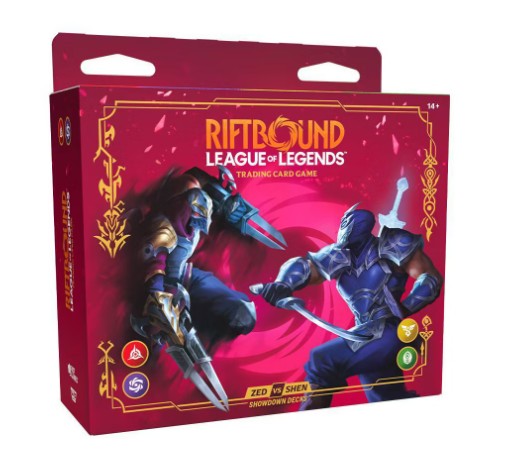 Riftbound - League of Legends Trading Card Game - Zed Vs Shen Showdown Decks Box