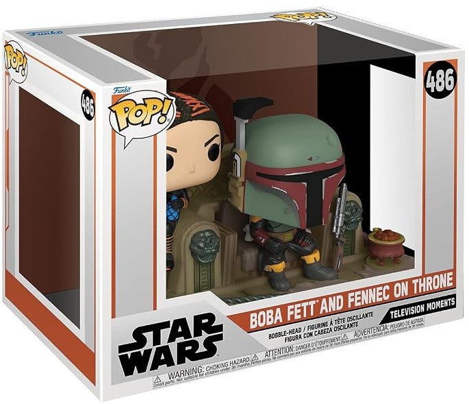 Funko TV moments - Boba Fett Fennec on Throne #486