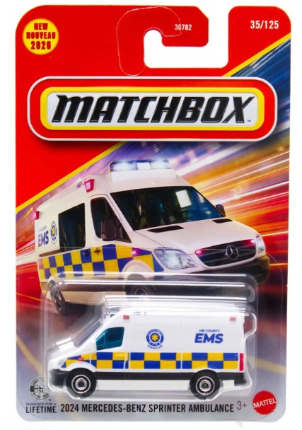 Mattel - Matchbox - 2024 Mercedes-Benz Sprinter Ambulance