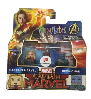 MiniMates - Captain Marvel - Captain Marvel and Bron Char