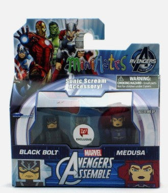 MiniMates - Marvel Avengers Assemble - Black Bolt and Medusa