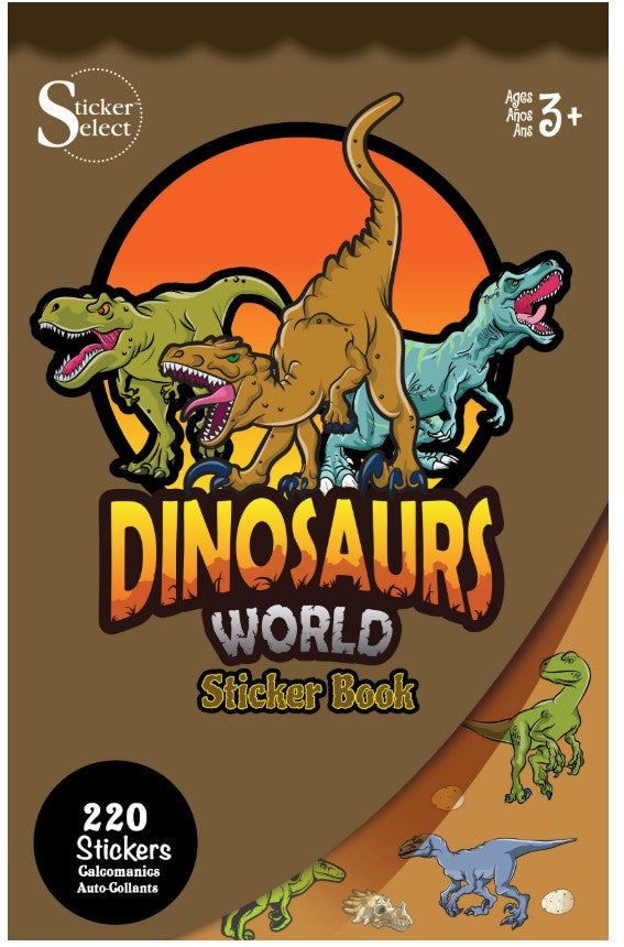 Dinosaurs World Sticker Book