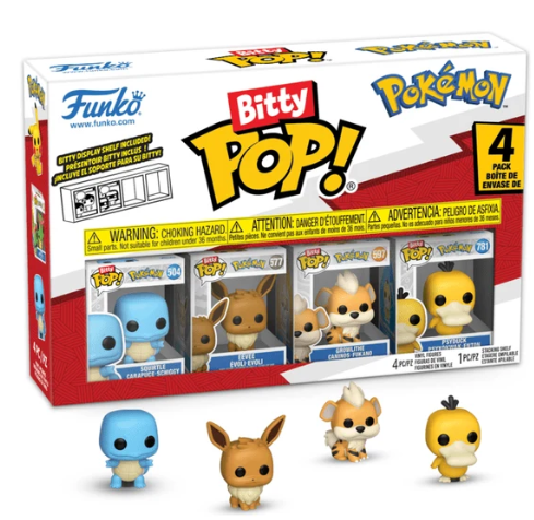 Bitty Pop! Pokemon 4 pack