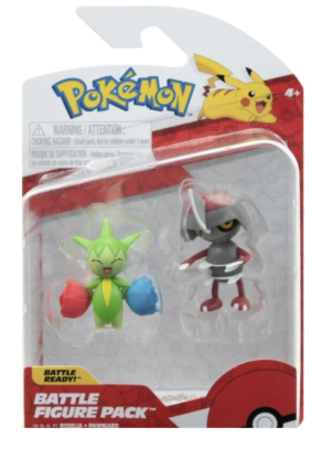 Pokemon Battle Figure Pack - Roselia and Pawniard