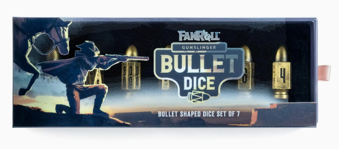FanRoll - Gunslinger - Bullet Dice - Set of 7