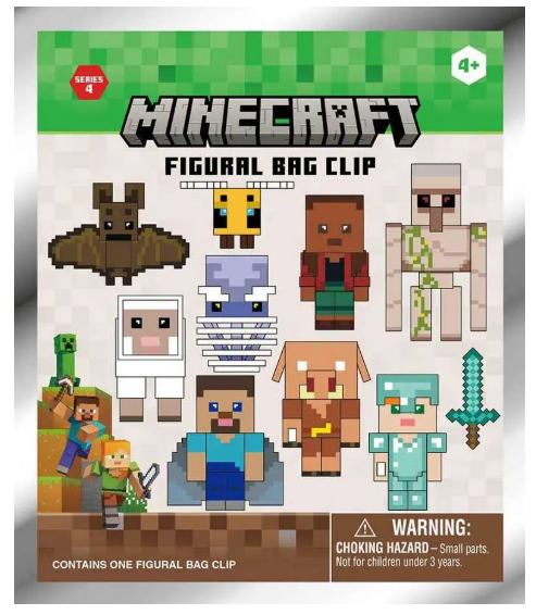 Minecraft - Figural Bag Clip - Series 4