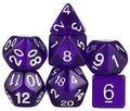 Wiz Dice – Set of 7 – Translucent Purple
