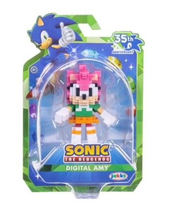 Sonic the Hedgehog 35th Anniversary Digital Amy 2.5" Figure