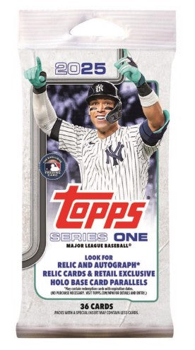 Topps - Series One 2025 Baseball Fat Pack Trading Cards Multicolored 36 Pc
