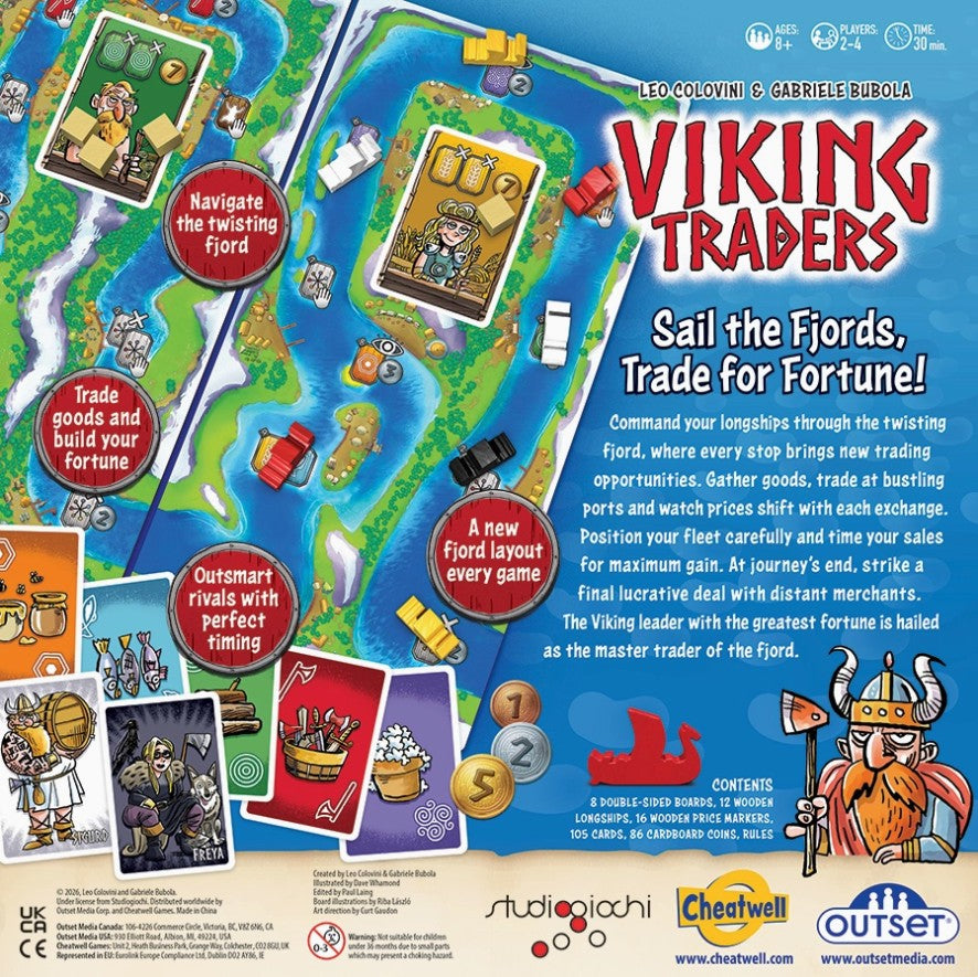 Viking Traders Game - Build Your Fortune Across the Fjords