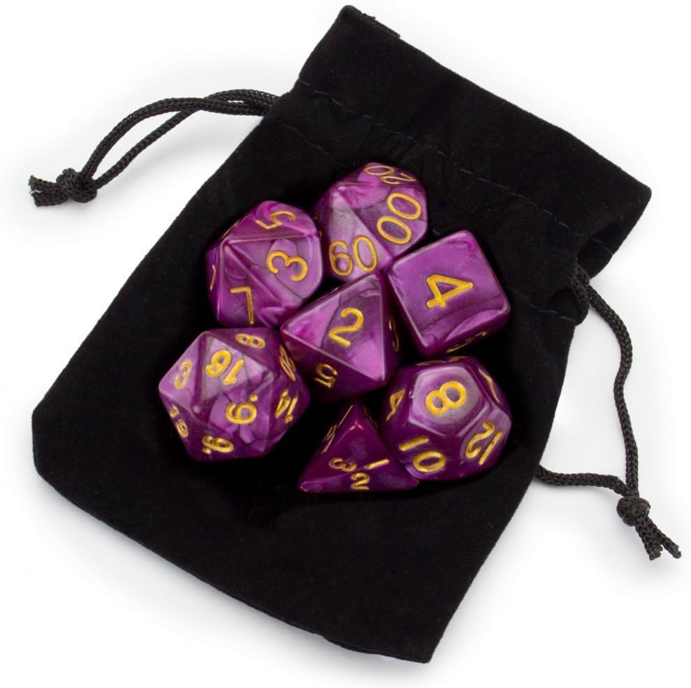 Wiz Dice Series II - Abyssal Mist Dice Set With Pouch