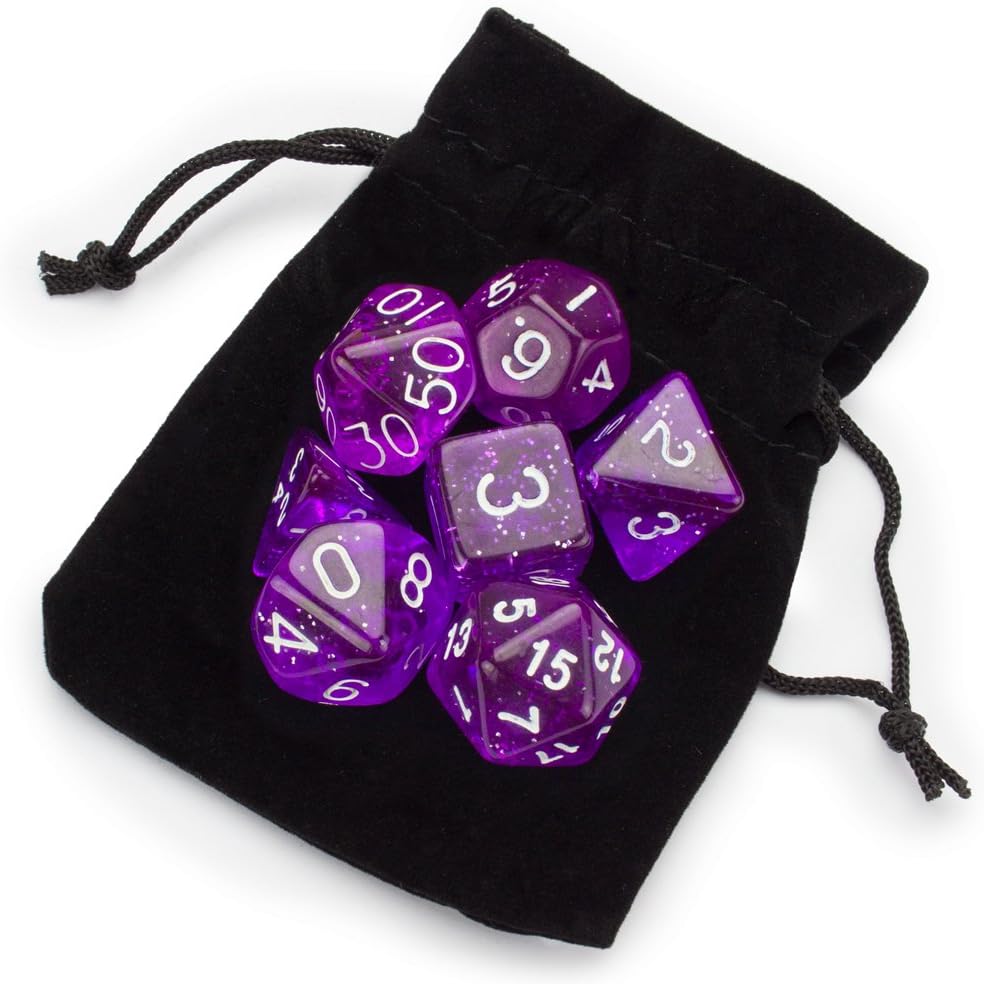 Wiz Dice Series II - Arcane Aura Dice Set With Pouch