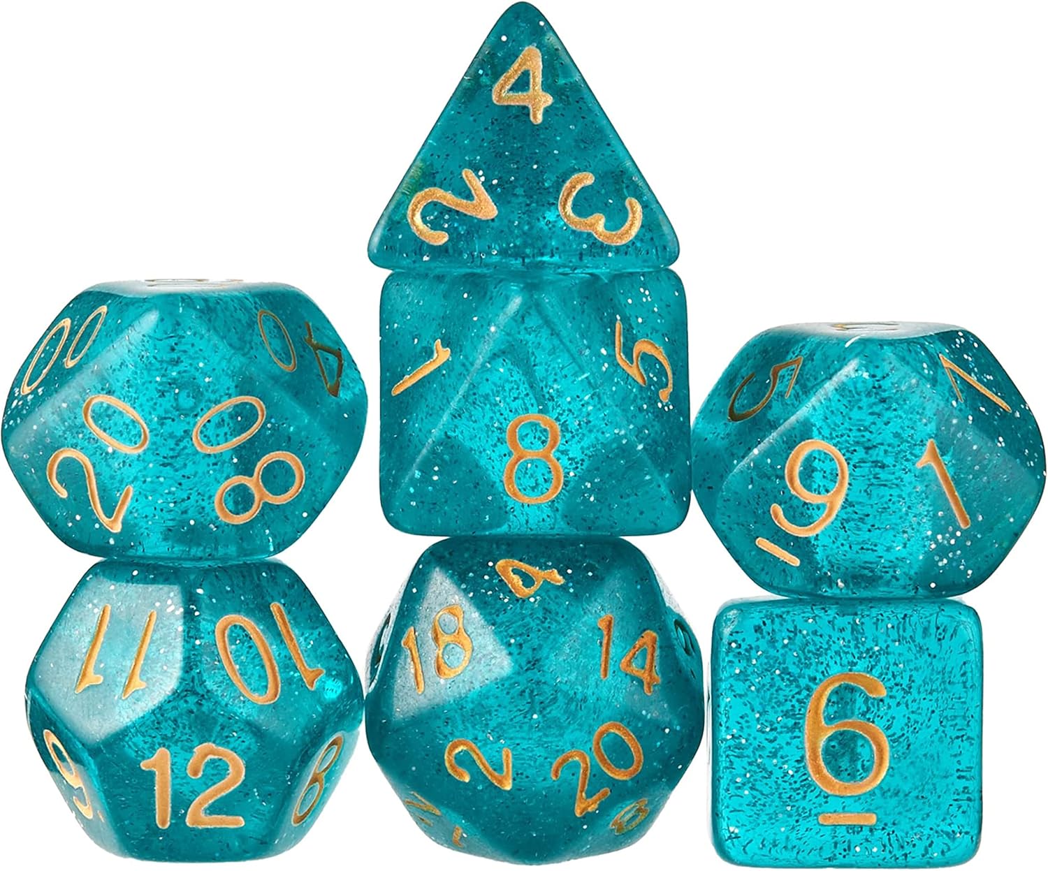 Wiz Dice - Celestial Sea 7 dice set