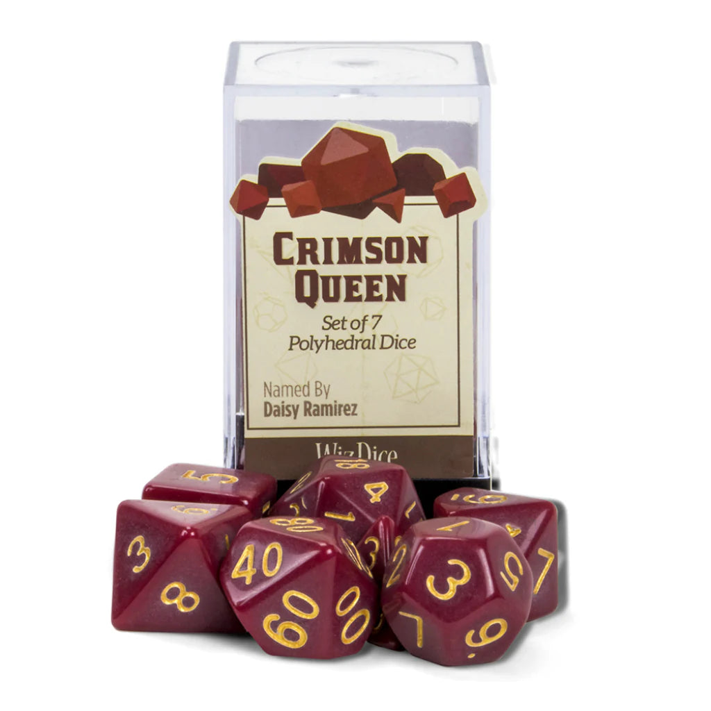 Wiz Dice - Crimson Queen 7 Dice Set