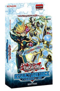 Yu-Gi-Oh! Trading Card Game Structure Deck: Cyberse Link 1st Edition English Edition box set by Konami, featuring Yugi and a blue cyborg character on a light blue and white patterned background.