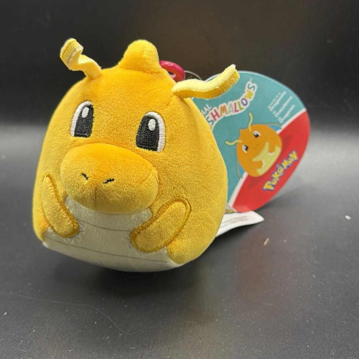 Squishmallows Pokémon Dragonite Mini 3.5 in Clip On Backpack Keychain Plush