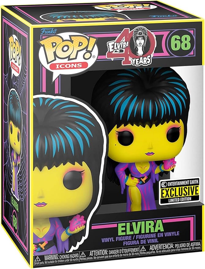 Funko - Black Light Exclusive Elvira - #68