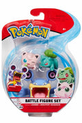 Pokemon - Battle Figure Set - Loudred, Jigglypuff, and Bulbasaur
