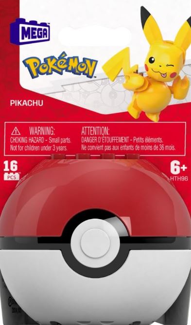 MEGA Pokemon Construction Toy Pokemon Evergreen Pikachu Ball