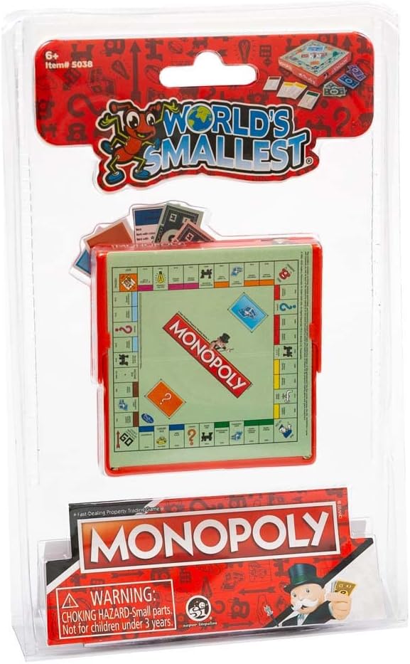World's Smallest Monopoly Board Game