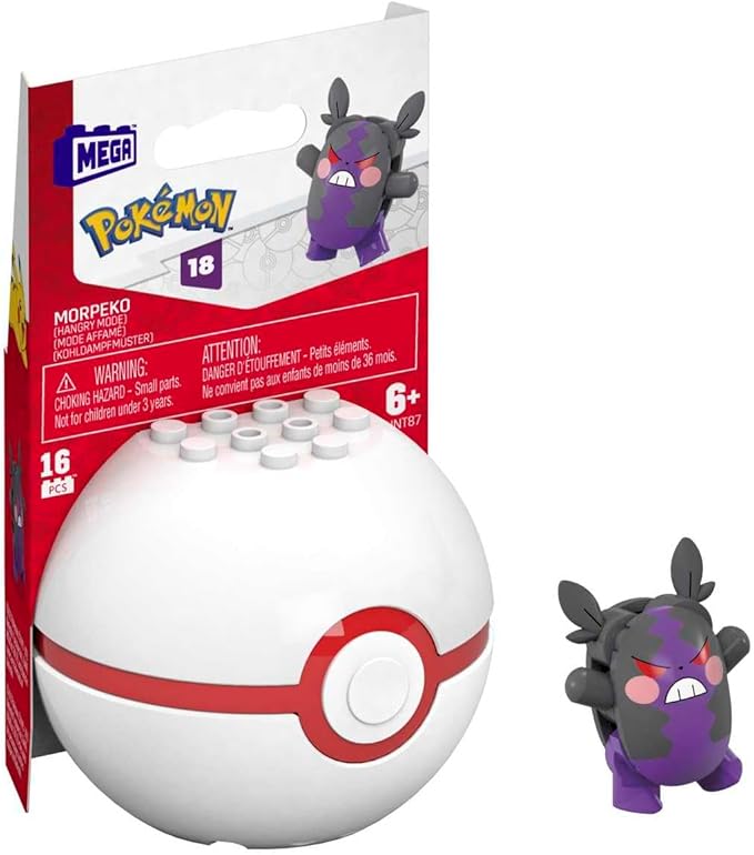 MEGA Pokémon Collectible Morpeko Pokeball