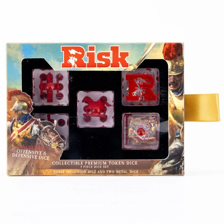 FanRoll: Risk 22mm D6 - Offensive & Defensive Dice Set (5)