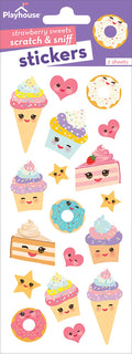 Strawberry Sweets Scratch & Sniff Stickers
