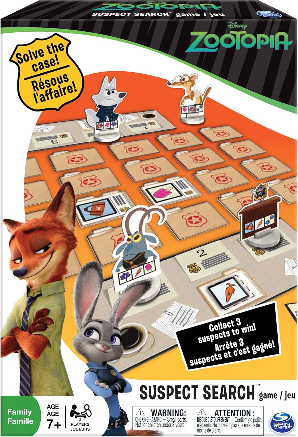 Zootopia Zoo Clues Board Game